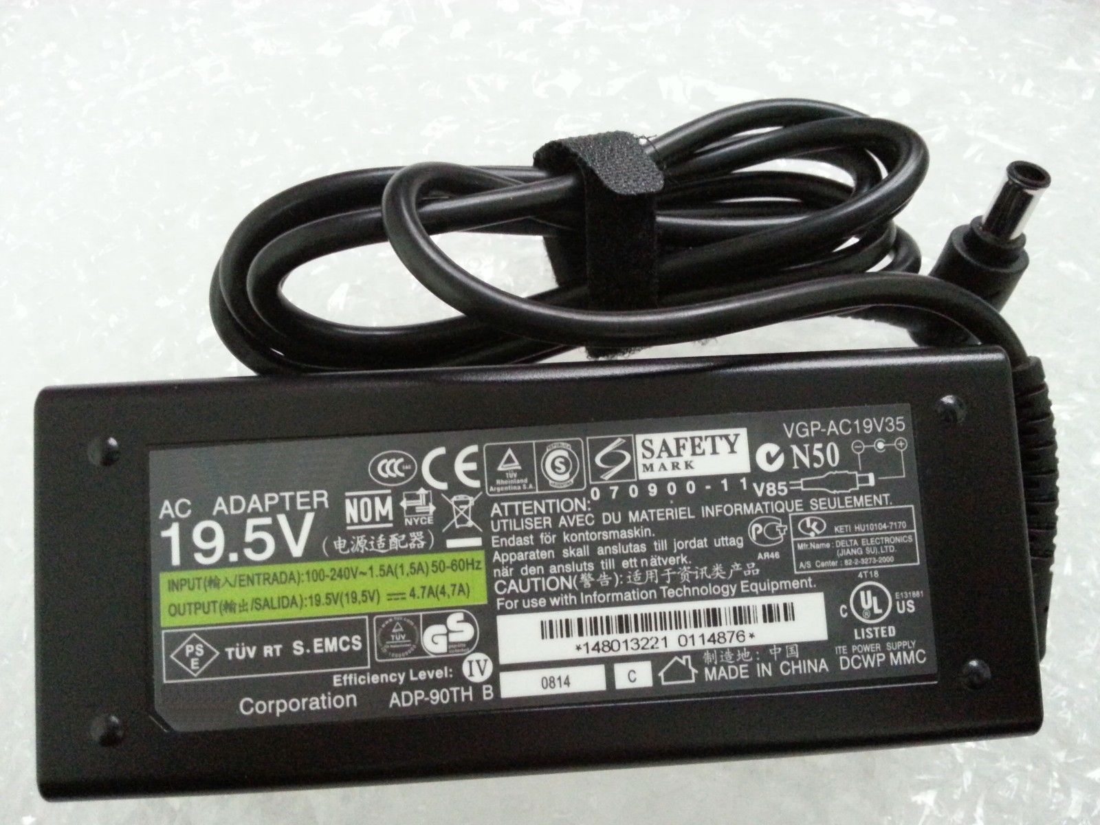 Sạc Laptop Sony Vaio VGNN320E Adapter Zin